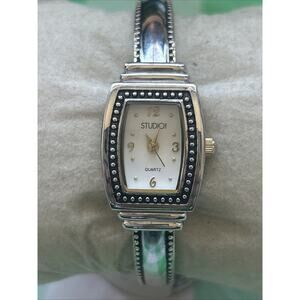 Studio Time Silver Tone Women’s Quartz Watch